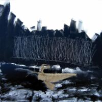 Acrylique et matériaux divers sur toile, 80 x 80, 2012